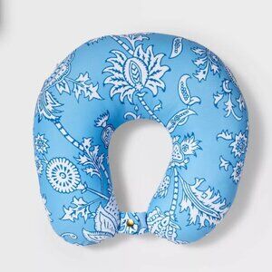 NWT Floral Vines Travel Neck Pillow Blue - Roller Rabbit x Target